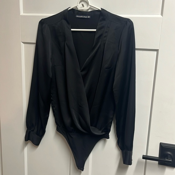 Abercrombie & Fitch bodysuit long sleeve top XS - Picture 1 of 5